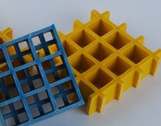 Square/Rectangular Mesh Molded Fiberglass Grating
