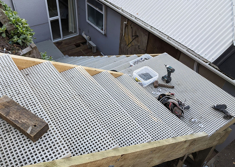 FRP Grating steps residential