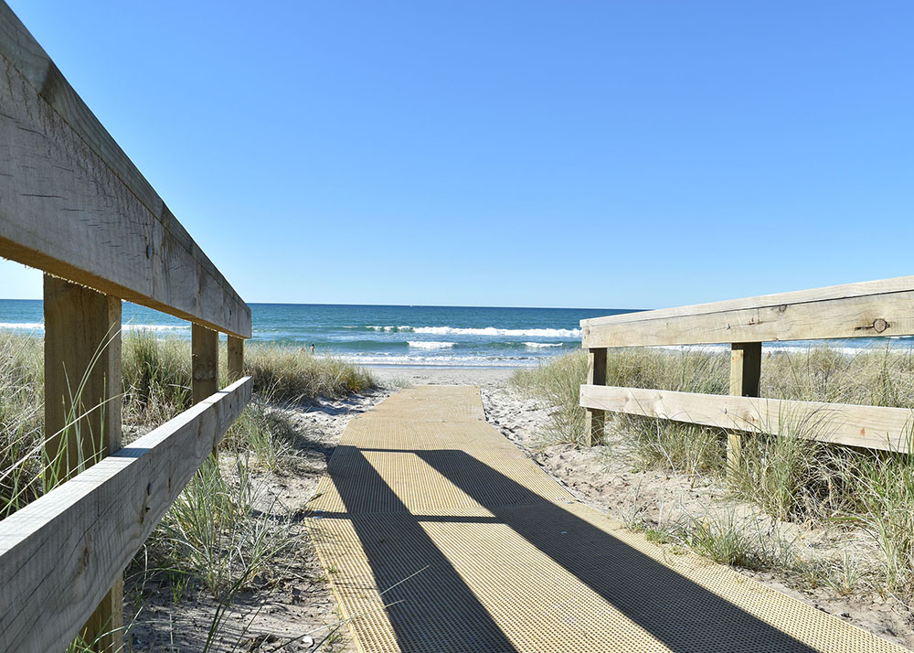 FRP Micro Mesh Grating Beach Access