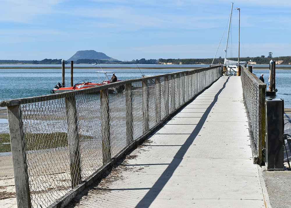 FRP Grating Walkway at Wharf